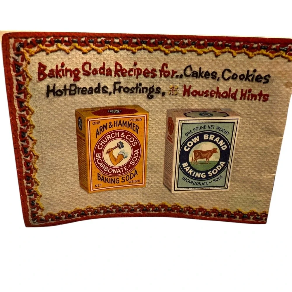 VTG 1957 Baking Soda Recipe Booklet Arm‎ & Hammer 1950's Cookbook Recipes Decor
